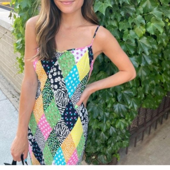 Rixo Dresses & Skirts - 🔥Sales - RIXO for Target Patchwork Floral Slip Dress - Size XS